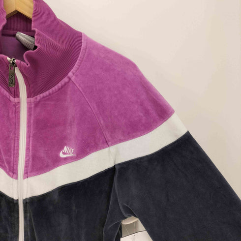 ナイキ NIKE 11AW グレータグ バイカラー ベロア トラックジャケット メンズ JPN:M