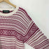West Drayton コットン ノルディック柄 L/S プルオーバー ニット メンズ L