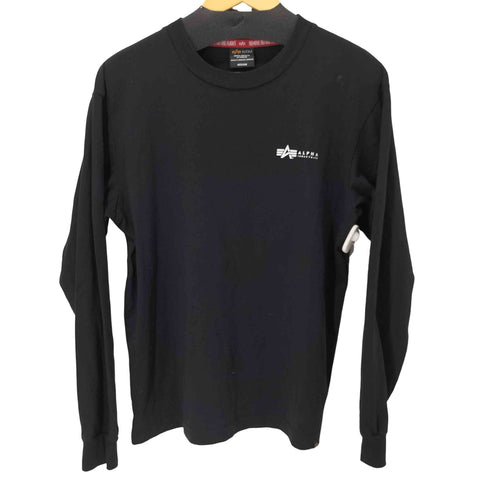アルファインダストリーズ ALPHA INDUSTRIES CAGE CODE ロングスリーブTシャツ メンズ JPN:M