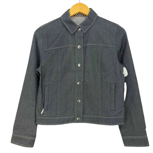 クレージュ courreges スナップボタン コットンツイル シャツジャケット レディース 9AR