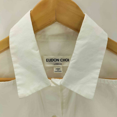EUDON CHOI ロールアップスリーブ オフショルシャツワンピース レディース US 2