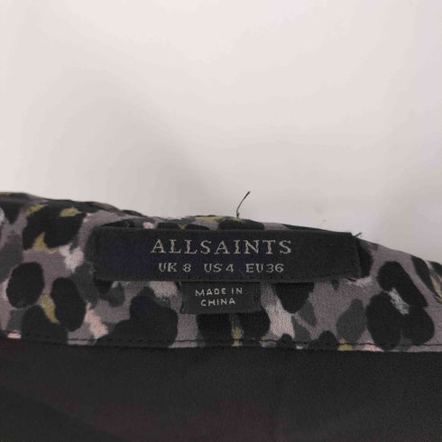 オールセインツ ALLSAINTS レオパードプリントスカート レディース 36
