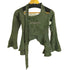 SOS SEAMSTRESS ダメージ加工 オフショルダー カットソー Y2K レディース import:S