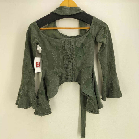 SOS SEAMSTRESS ダメージ加工 オフショルダー カットソー Y2K レディース import:S