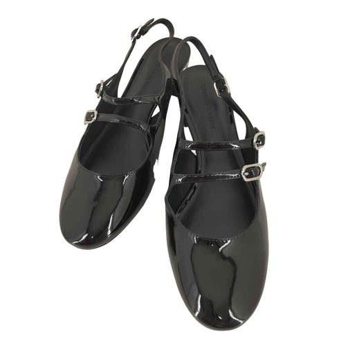 チャールズアンドキース CHARLES&KEITH ダブルストラップ スリングバックメリージェーンパンプス レディース 37