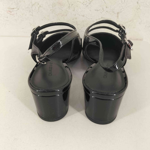 チャールズアンドキース CHARLES&KEITH ダブルストラップ スリングバックメリージェーンパンプス レディース 37