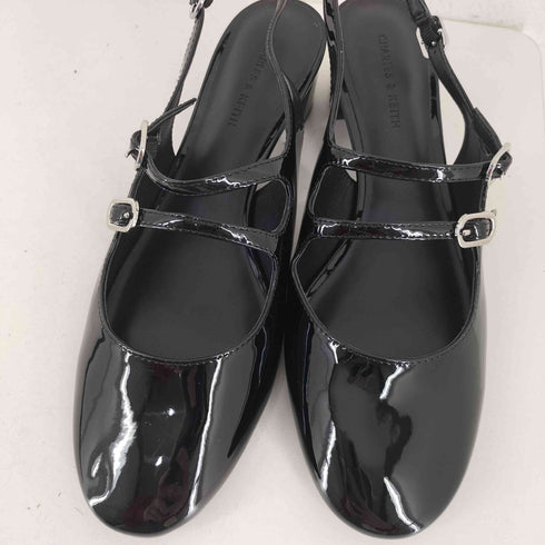 チャールズアンドキース CHARLES&KEITH ダブルストラップ スリングバックメリージェーンパンプス レディース 37