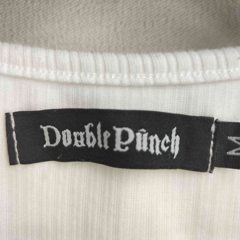 Double Punch プリント リブニット ミニワンピ Y2K レディース import:M