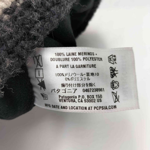 パタゴニア patagonia 11AW メリノウール 裏起毛 Speedway Beanie スピードウェイ ビーニー メンズ ONE