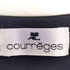 クレージュ courreges ラインスト―ン リボン 七分丈カットソー レディース 9R