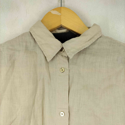 スピックアンドスパン Spick and Span L/S リネンシャツ レディース