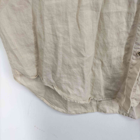 スピックアンドスパン Spick and Span L/S リネンシャツ レディース
