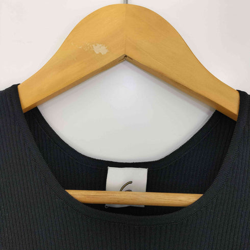 ロクビューティーアンドユースユナイテッドアローズ 6 BEAUTY & YOUTH UNITED ARROWS RIB TANK リブタンクトップ レディース FREE