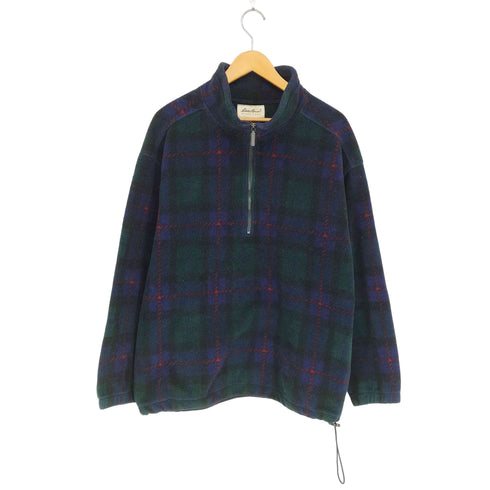 エディーバウアー Eddie Bauer 白タグ ハーフジッププルオーバー POLARTEC メンズ import:M