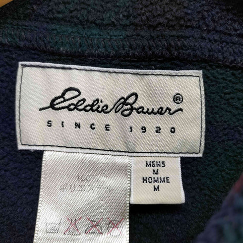 エディーバウアー Eddie Bauer 白タグ ハーフジッププルオーバー POLARTEC メンズ import:M