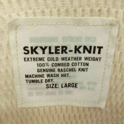 80S skyler knit コットン サーマル メンズ LARGE