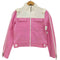 クレージュ courreges ツートン 袖ジップ ジップアップジャケット レディース JPN:38