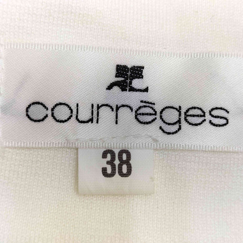 クレージュ courreges ツートン 袖ジップ ジップアップジャケット レディース JPN:38