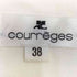 クレージュ courreges ツートン 袖ジップ ジップアップジャケット レディース JPN:38