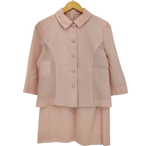 クレージュ courreges チェック ジャケット タイトスカート セットアップ レディース 9R