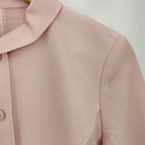 クレージュ courreges チェック ジャケット タイトスカート セットアップ レディース 9R