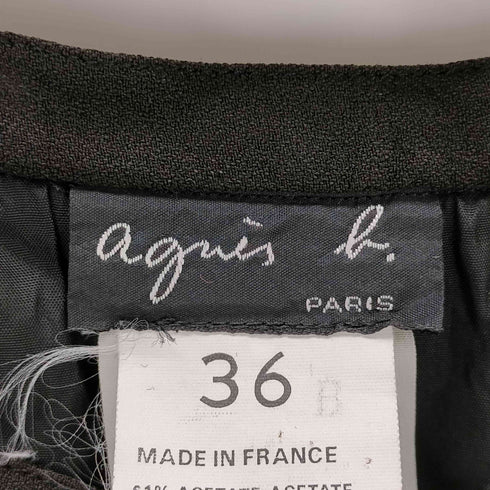 アニエスベー agnes b. レーヨン混 巻きスカート レディース 36