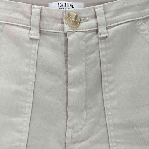サムシング SOMETHING クールサマーベイカーワイドパンツ レディース US:30