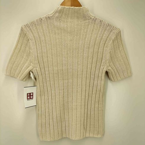 バーバリーロンドン BURBERRY LONDON モックネック S/S ローゲージ コットン ニット レディース EUR:38