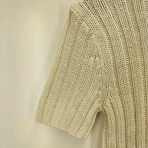 バーバリーロンドン BURBERRY LONDON モックネック S/S ローゲージ コットン ニット レディース EUR:38