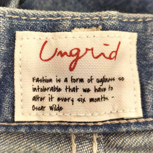 アングリッド Ungrid ショルダーストラップカットオフデニム レディース 25