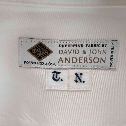 david&john anderson ドレスシャツ メンズ