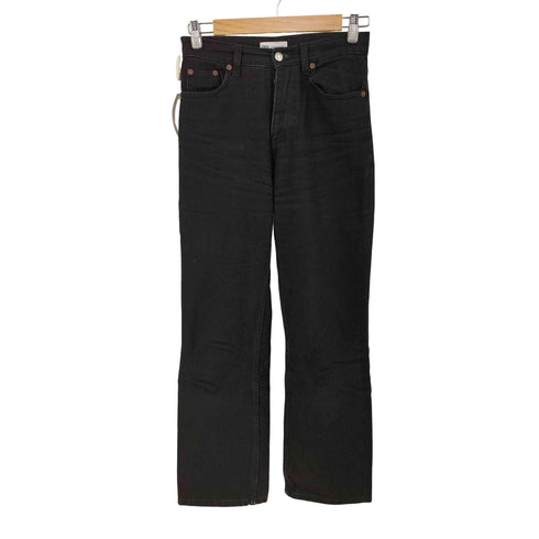 ザラ ZARA ブラックデニムパンツ レディース 34