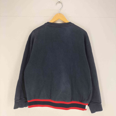 トミージーンズ tommy jeans ロゴ刺繍 スウェットカーディガン スナップボタン メンズ import:L