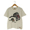 クレイジーシャツ CRAZY SHIRTS 90s 袖シングル 裾ダブルステッチ キャラクター 両面プリント Tシャツ メンズ import:S