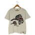 クレイジーシャツ CRAZY SHIRTS 90s 袖シングル 裾ダブルステッチ キャラクター 両面プリント Tシャツ メンズ import:S