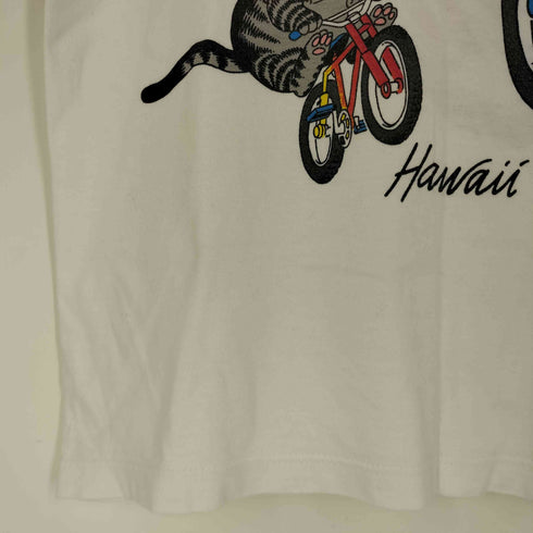 クレイジーシャツ CRAZY SHIRTS 90s 袖シングル 裾ダブルステッチ キャラクター 両面プリント Tシャツ メンズ import:S