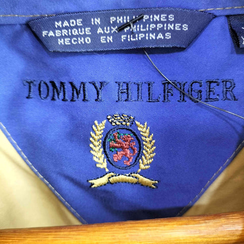 トミーヒルフィガー TOMMY HILFIGER ハーフジップナイロンジャケット メンズ import:XL