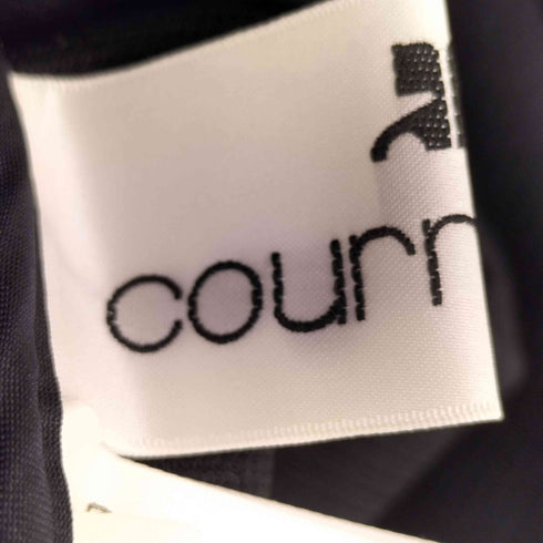 クレージュ courreges 裾袖リブ ジップアップジャケット レディース 9AR