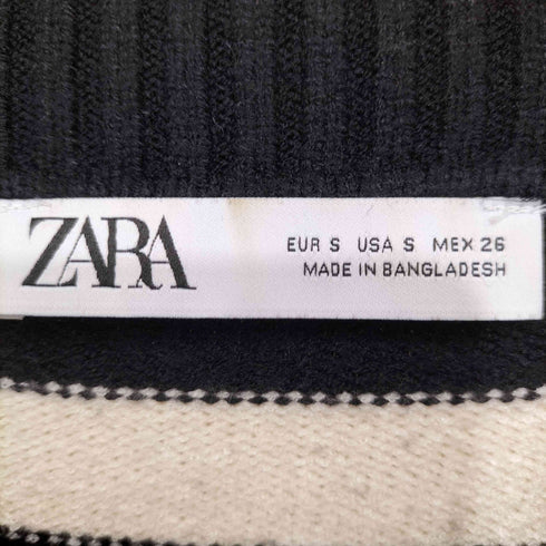 ザラ ZARA ボーダー プルオーバー ニット レディース import:S