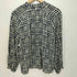 コントワーデコトニエ COMPTOIR DES COTONNIERS 千鳥格子 L/S レーヨン ブラウス レディース import:L