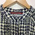 コントワーデコトニエ COMPTOIR DES COTONNIERS 千鳥格子 L/S レーヨン ブラウス レディース import:L