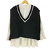 アメリ AMERI FLARE SHIRT WITH VEST レディース FREE