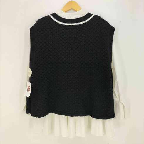 アメリ AMERI FLARE SHIRT WITH VEST レディース FREE