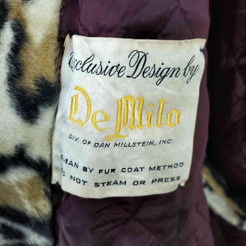 DEMILO レオパードファー コート レディース