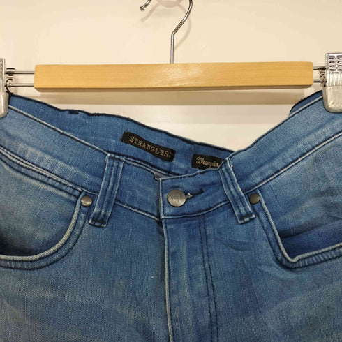 ラングラー Wrangler STRANGLERS コットンポリ スキニー デニム パンツ メンズ 34