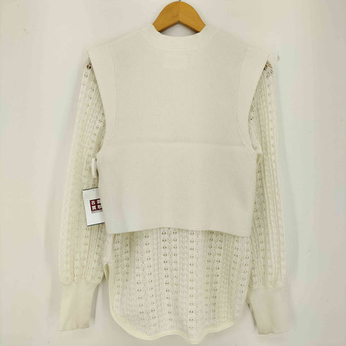 アメリ AMERI LAYERED OVER SHOULDER KNIT レディース FREE