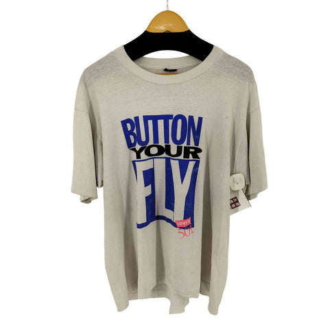 リーバイス Levis シングルステッチ クルーネックTシャツ BUTTON YOUR FLY メンズ