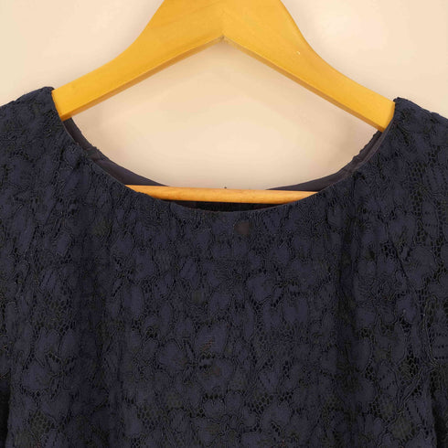 ブルーレーベルクレストブリッジ BLUE LABEL CRESTBRIDGE 花柄 レース プルオーバーブラウス レディース 38