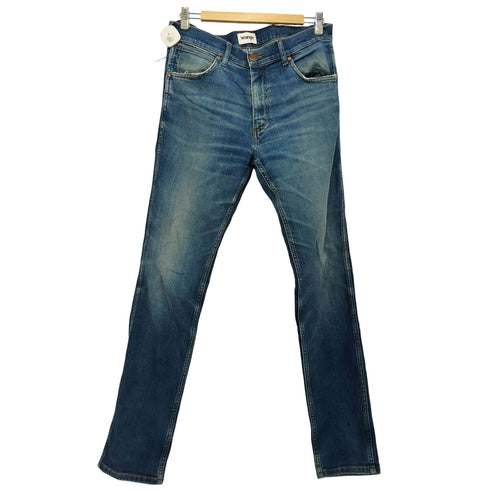 ラングラー Wrangler ロゴ革パッチ ジップフライ デニム パンツ メンズ W32 L32