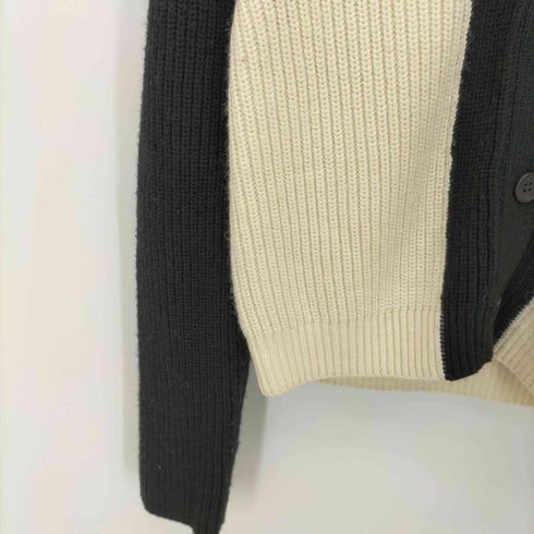 ザラ ZARA コントラスト アクリル ニット カーディガン レディース import:S